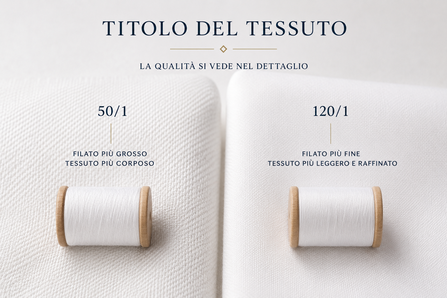 Il titolo di un tessuto: cosa significa davvero?
