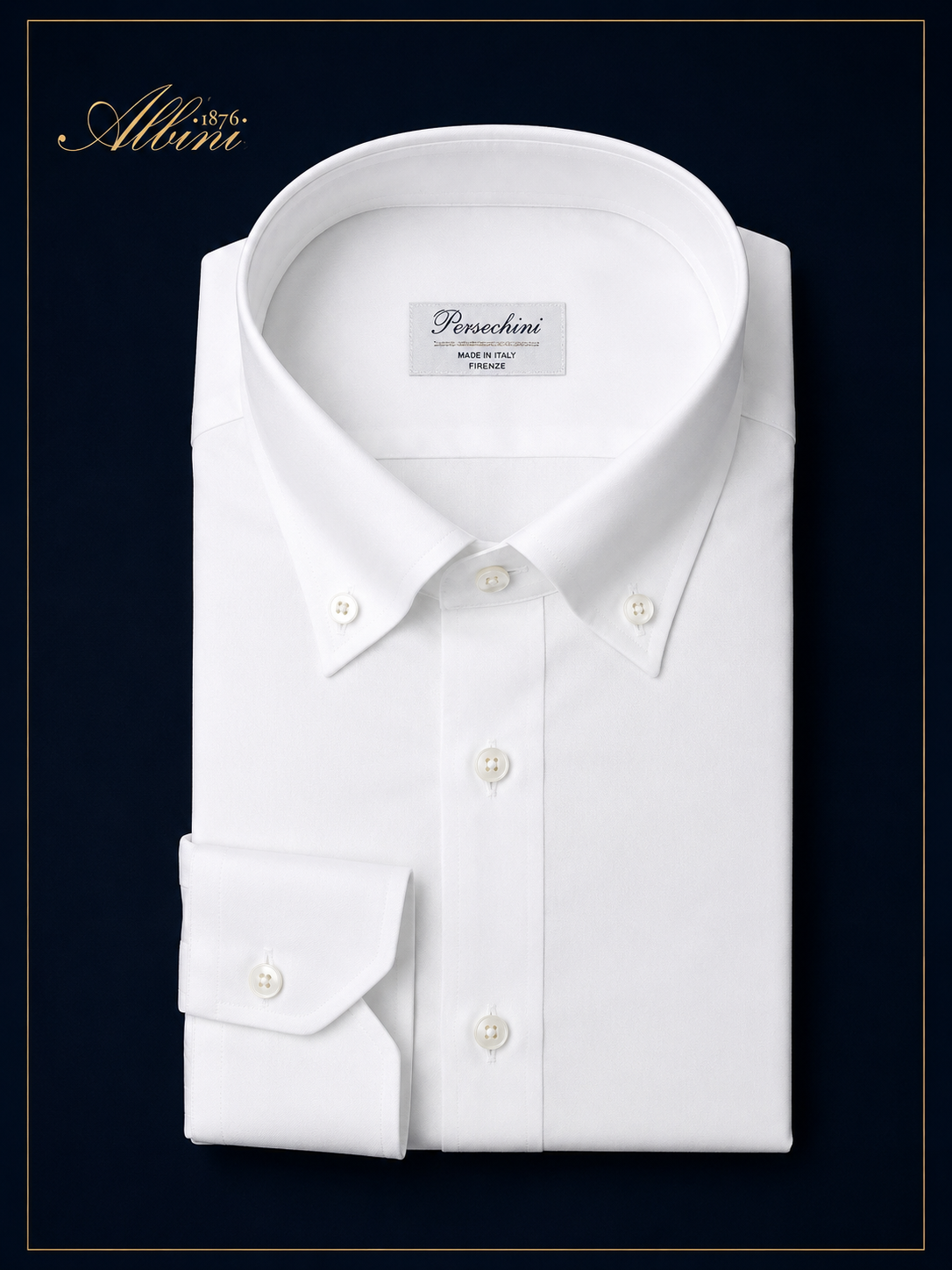 Camicia Bianca Royal Lino | Albini
