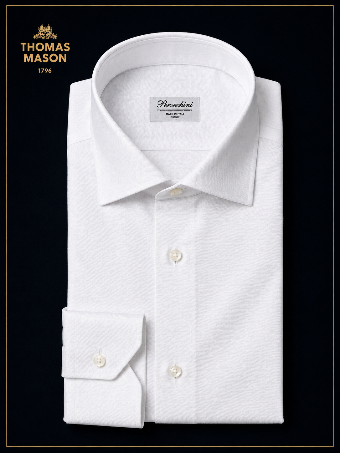 Camicia Bianca Royal Oxford 100/2 | Thomas Mason